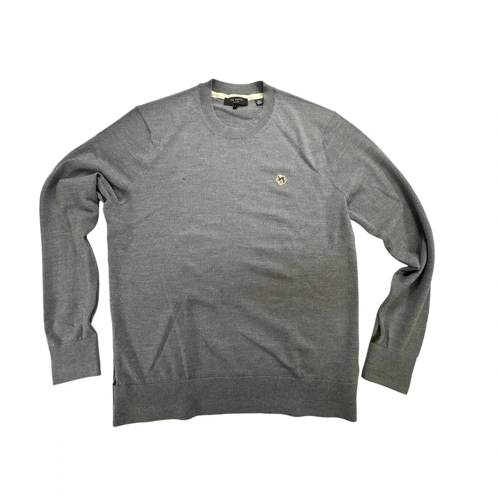 Ted Baker sweater Men's size 4 gray‎ pullover